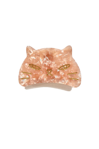 Pastel Meow Cat Jaw Pair <br> Pearl White