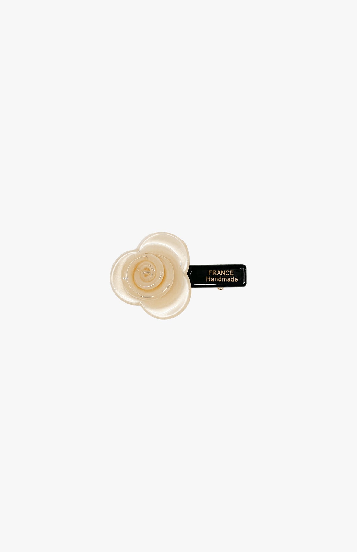 Petite Fleur Side Clip - Ivory