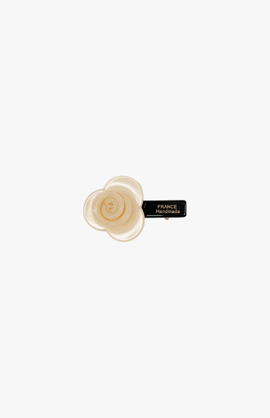Petite Fleur Side Clip - Ivory