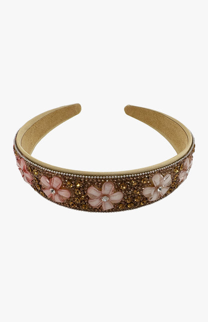 Crystal Flowers Headband