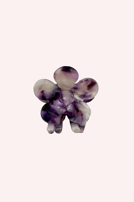 Petite Forget Me Not Flower Clip Amethyst