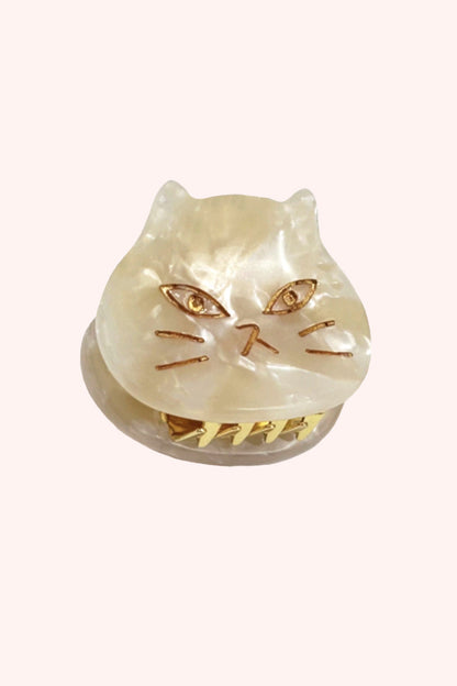 The Cat's Meow Jaw Clip Pair Ivory