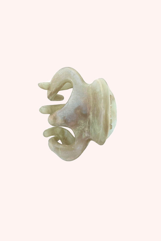 Mini Celestial Jaw Clip Ivory