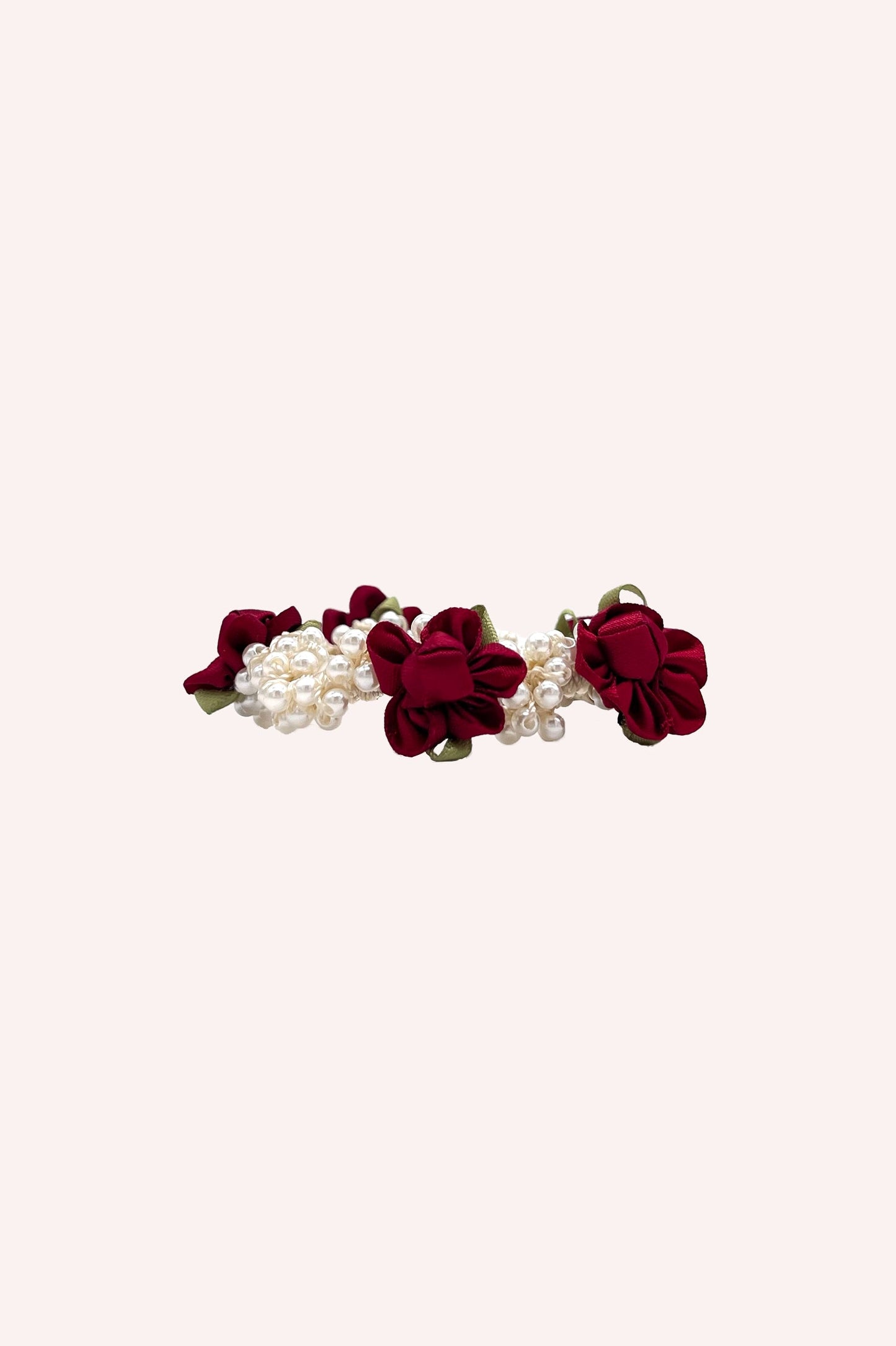 Roses and Pearls Scrunchie