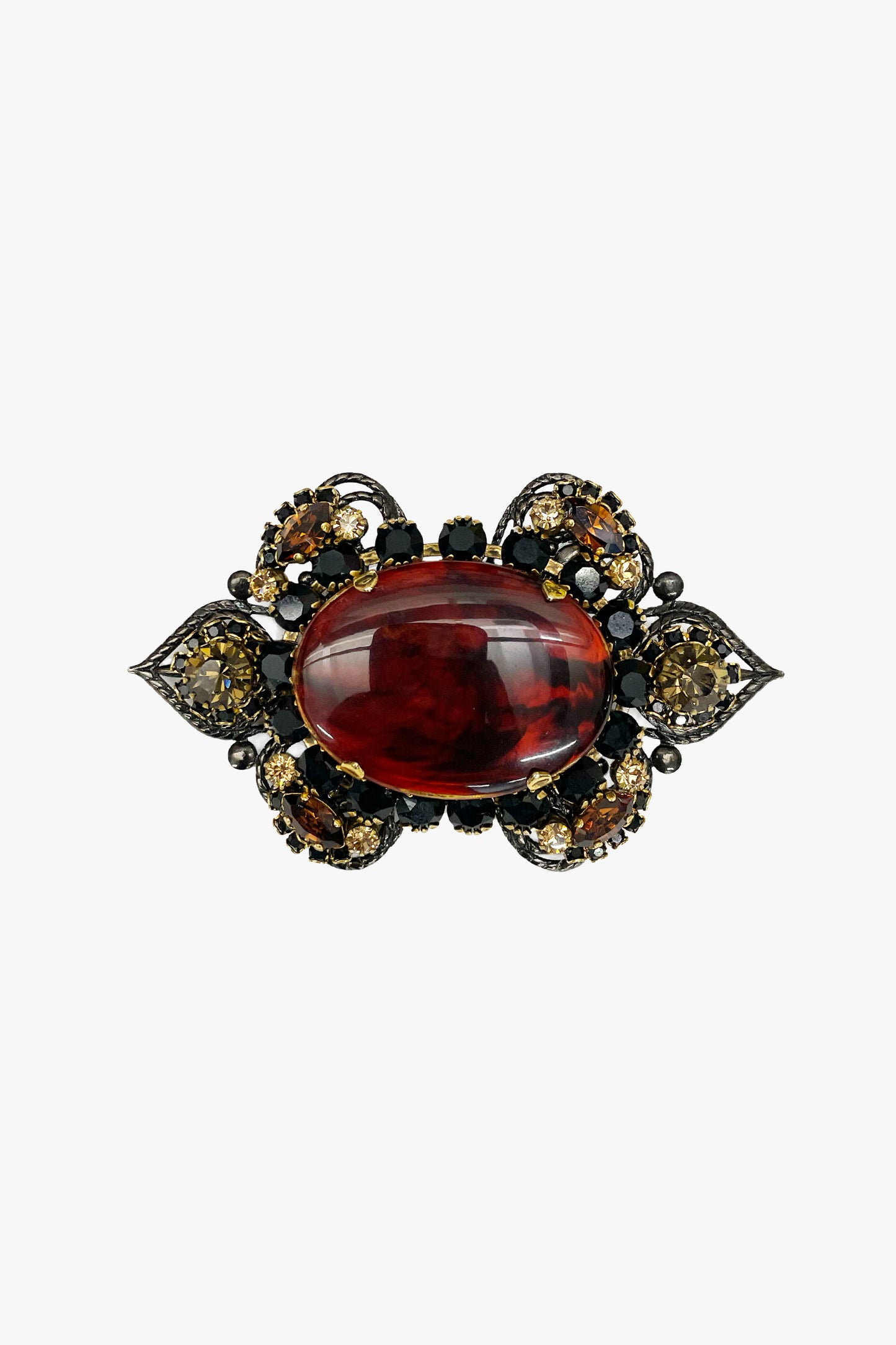 Anna Sui x Erickson Beamon Marbled Statement Brooch