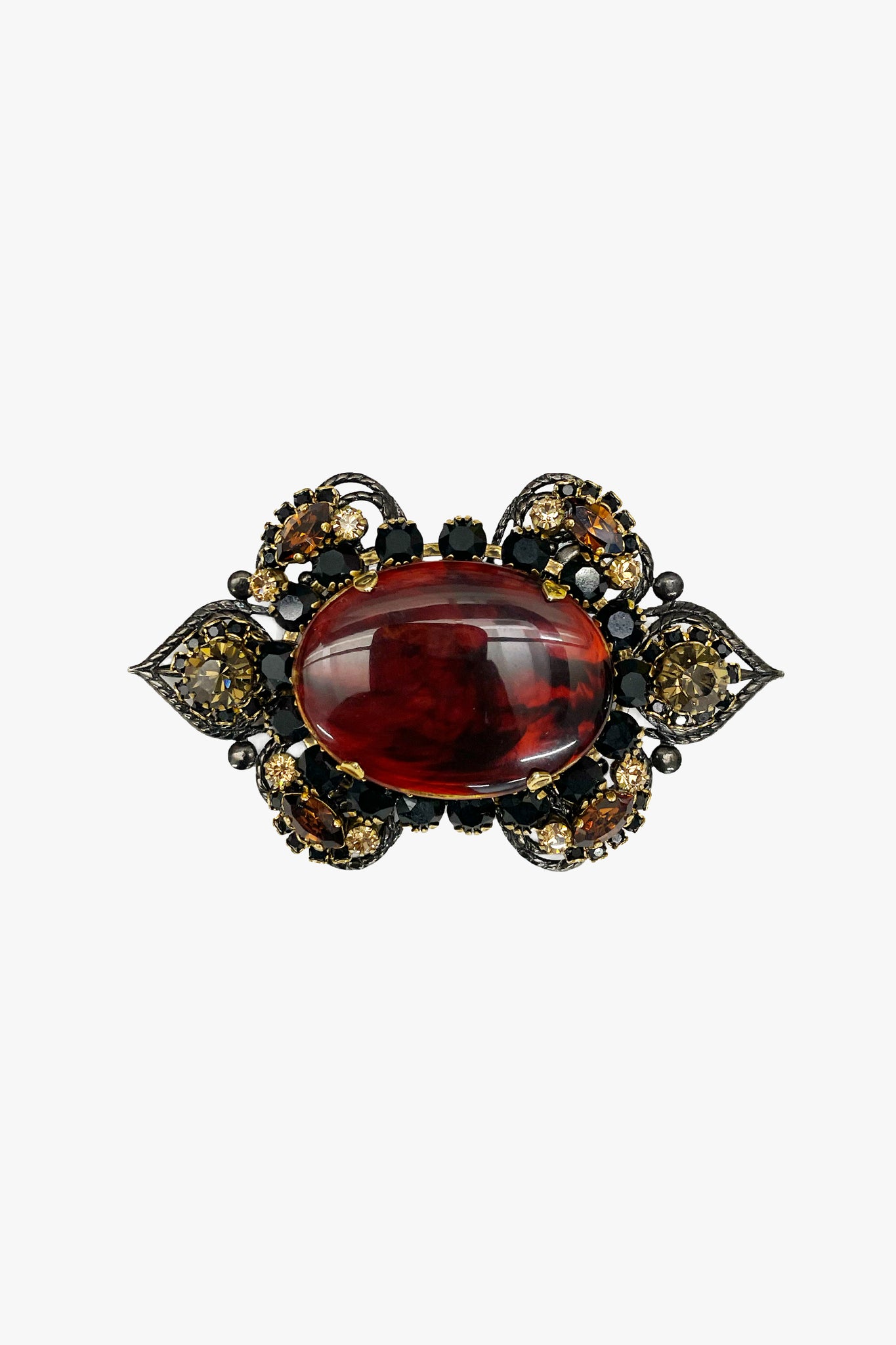 Anna Sui x Erickson Beamon Marbled Statement Brooch