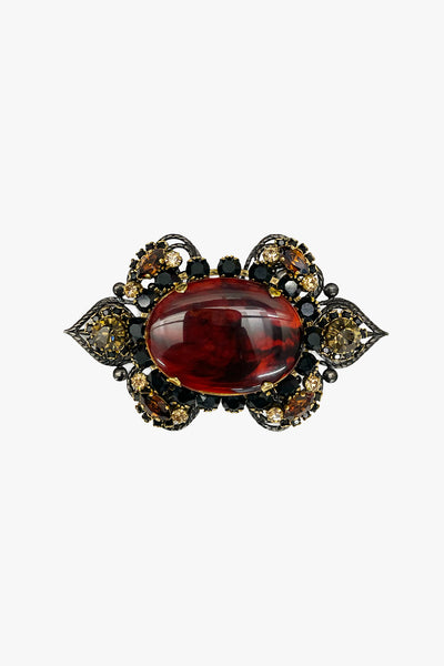 Anna Sui x Erickson Beamon Marbled Statement Brooch