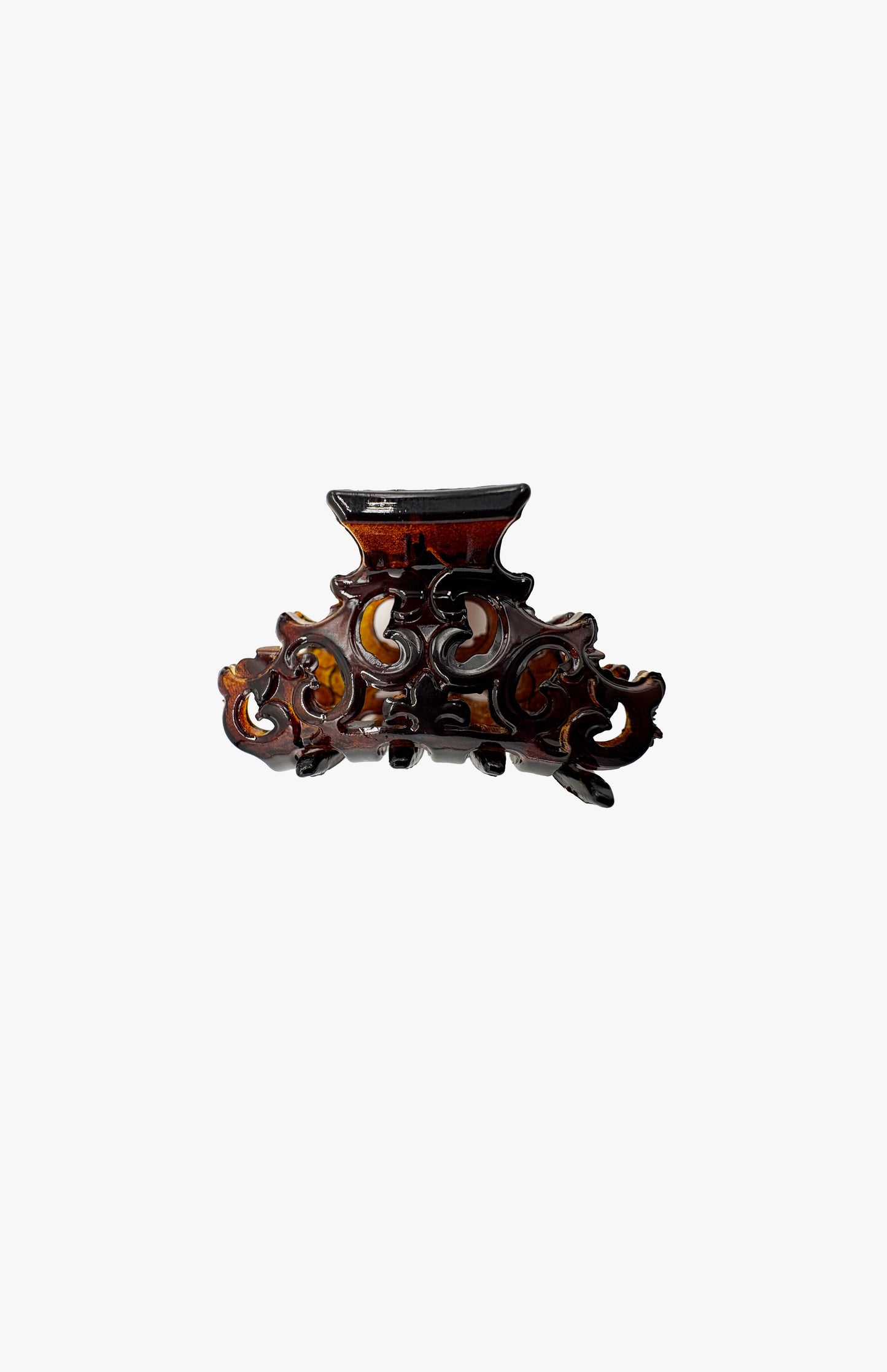 Mini Medieval French Jaw Clip - Cafe