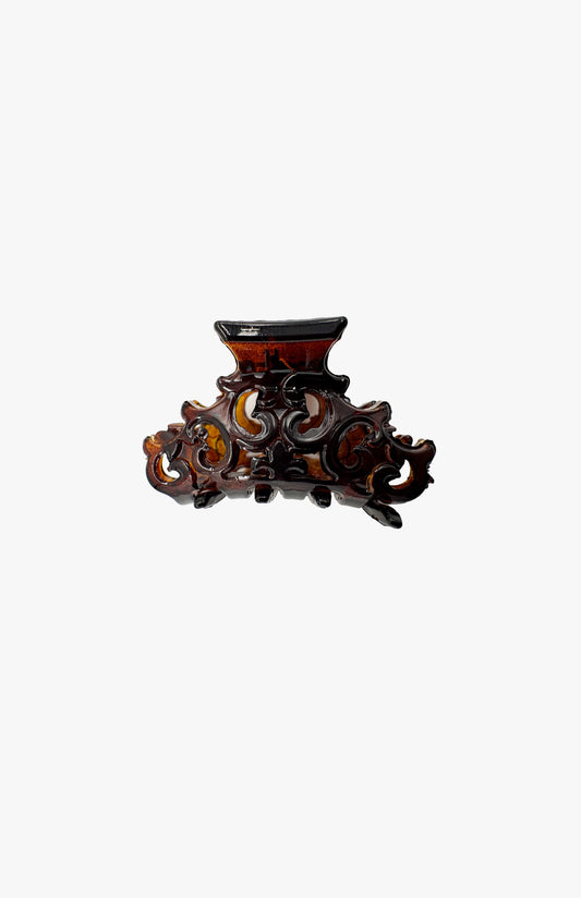 Mini Medieval French Jaw Clip - Cafe