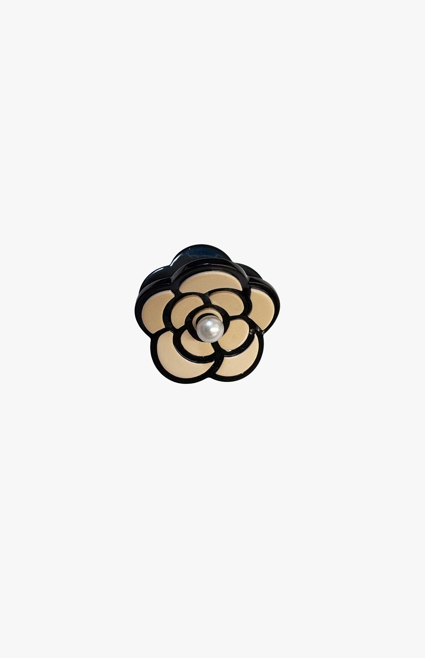 Mini Pearl Flower Jaw Clip