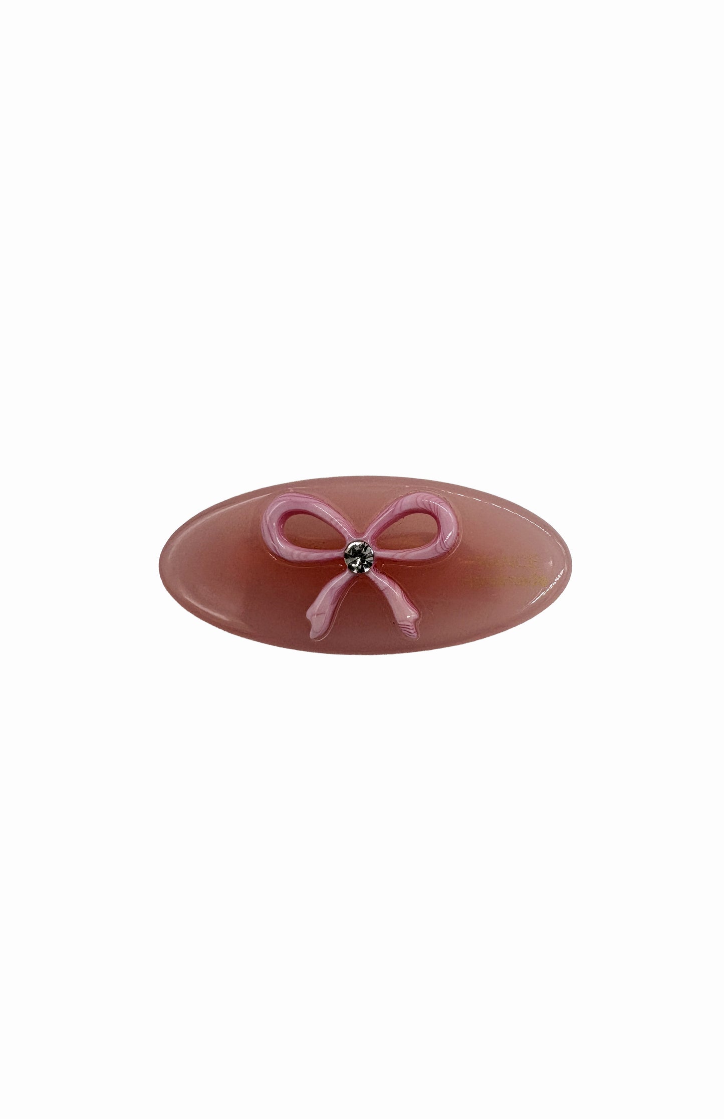 Bow Clamp Clip - Pink