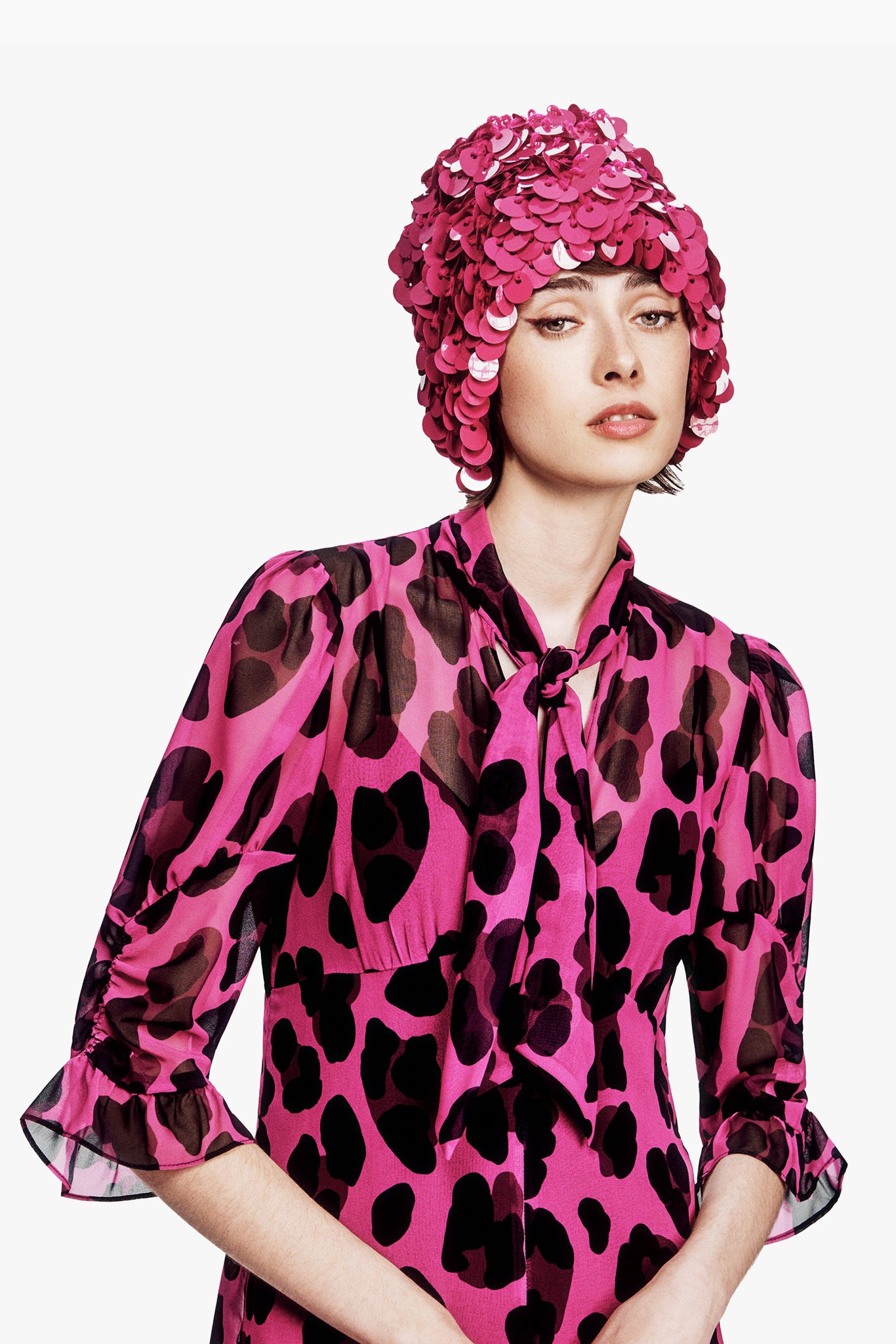 Paillettes Beanie - Ruby