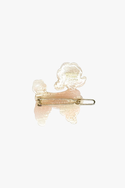 French Poodle Side Barrettes