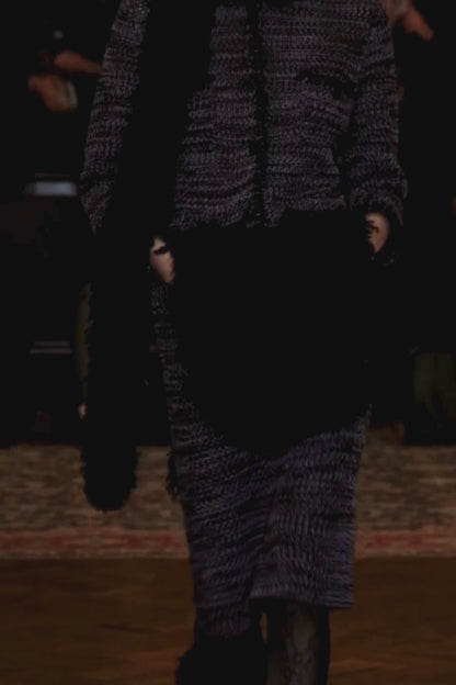 Faux Fur Muff - Black