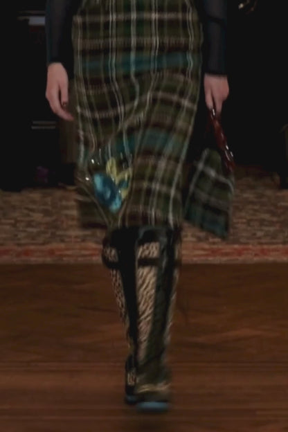 Velvet Mesh Off the Shoulder Top - Black