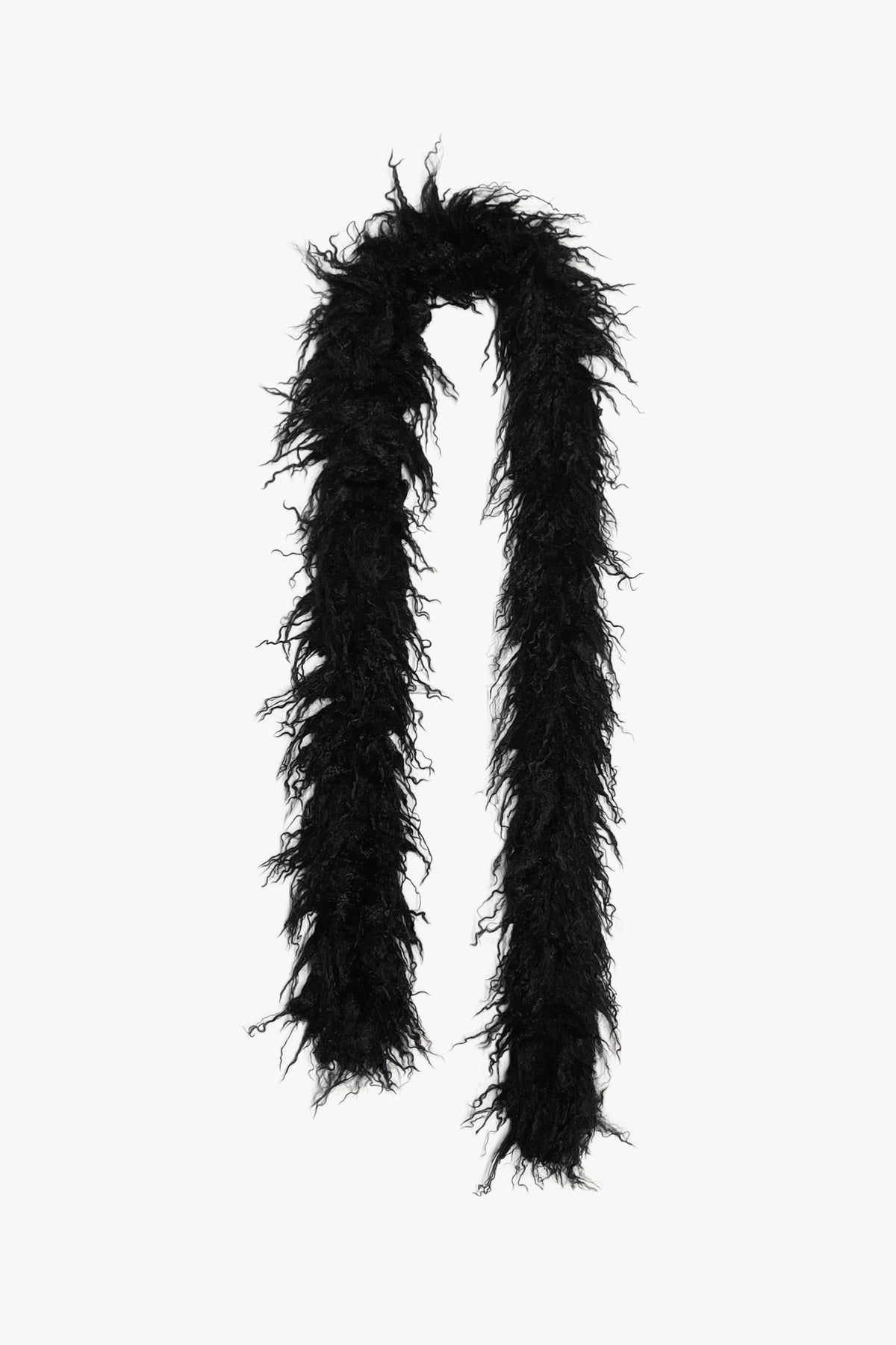 Faux Fur Scarf- Licorice