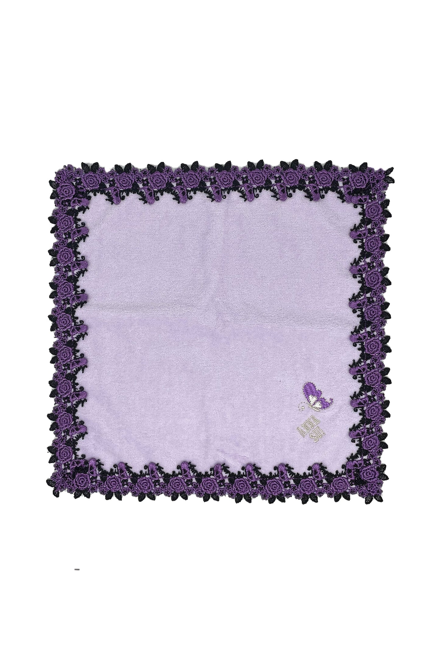 Rose Embroidery Washcloth