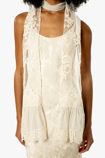 Corded Lace Combo Scarf