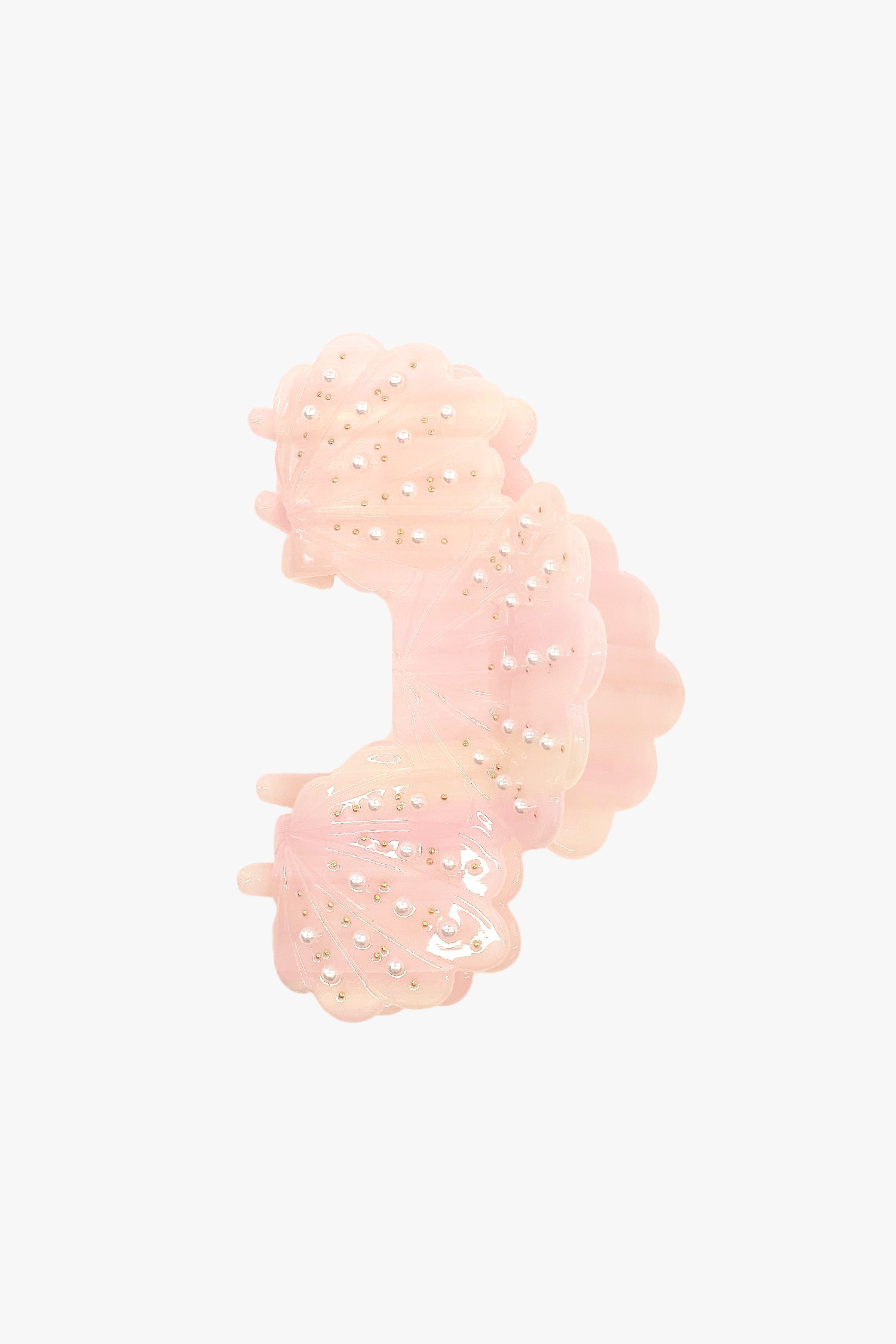 Shell Jaw Pearlized Shell Jaw - Pink – Anna Sui