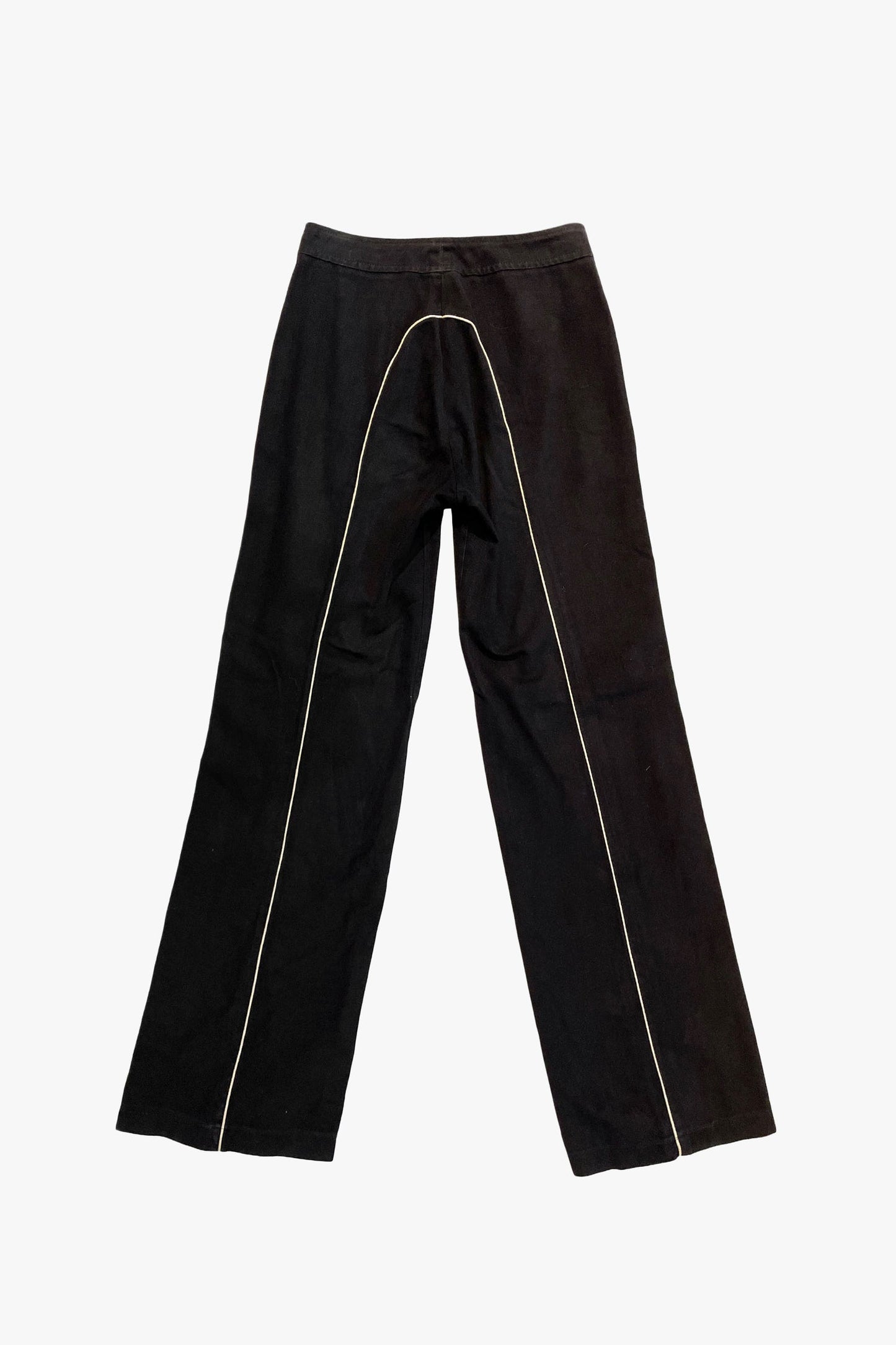 Vintage Roncelli Black Moto Jacket and Pant Set