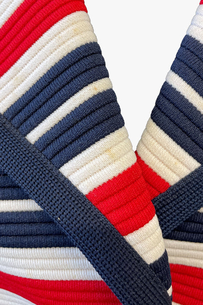 Vintage Butte Knit Striped Blazer