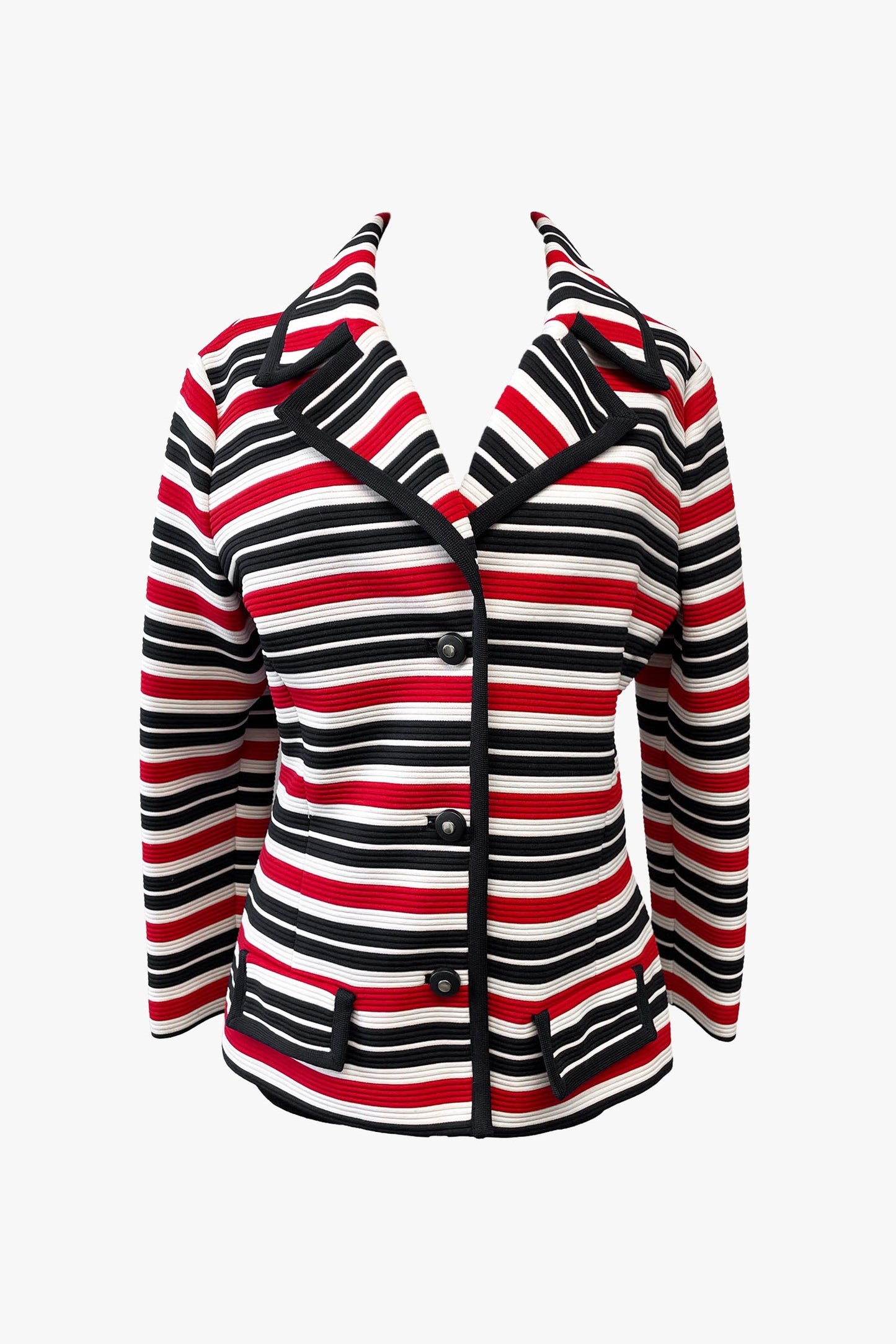 Vintage Butte Knit Striped Blazer