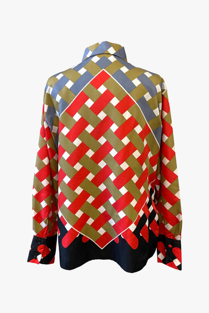 Vintage 70’s Lanvin Button Up Top