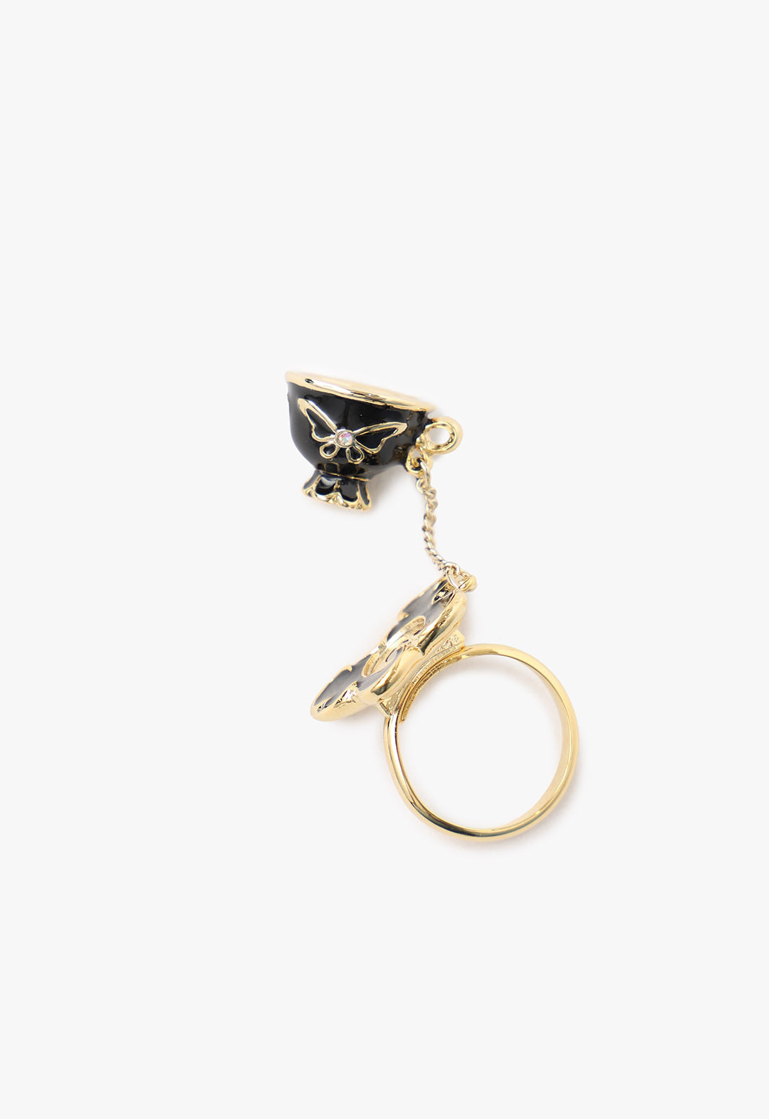 Teacup Ring <br> Black - Anna Sui