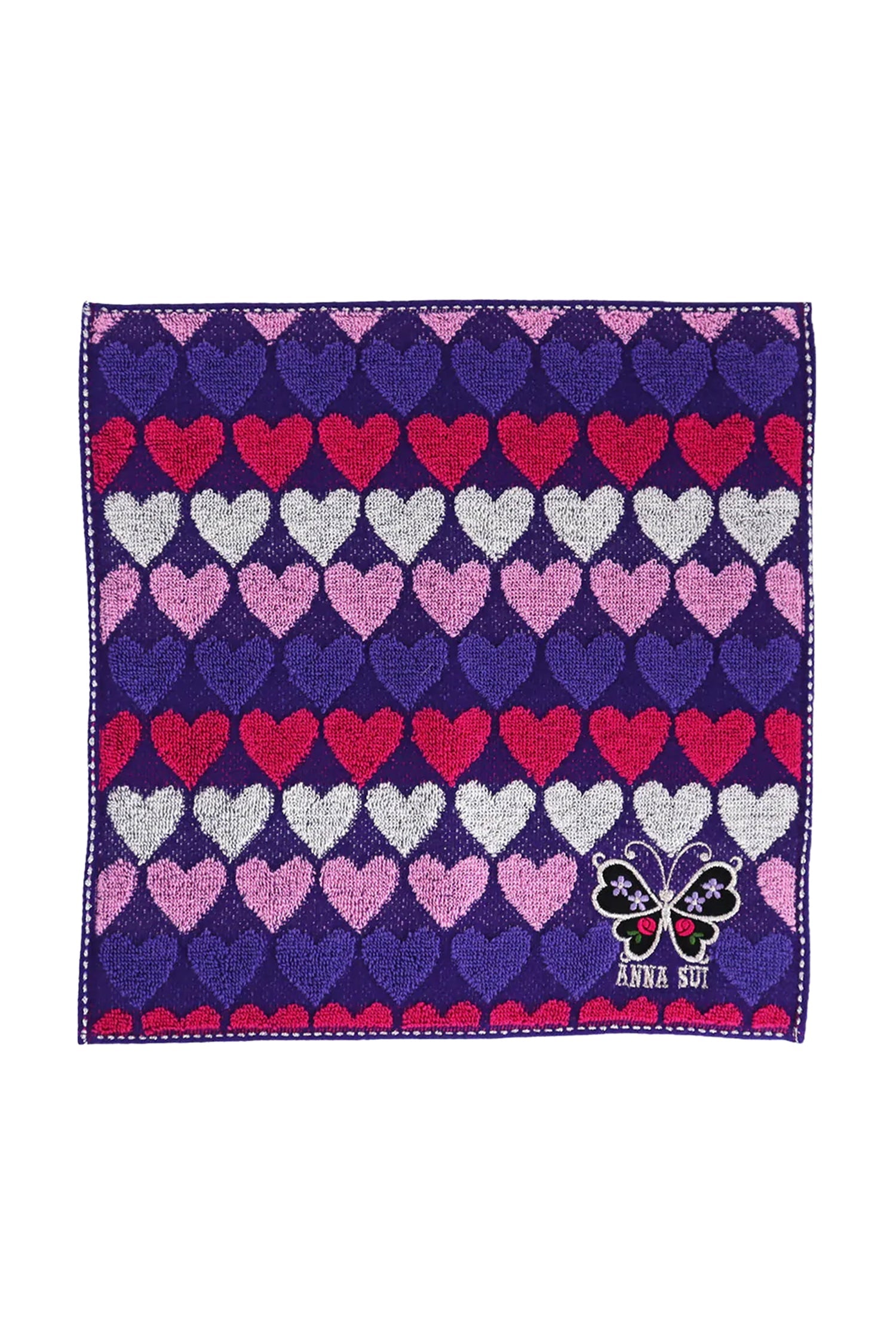 Butterfly Hearts Washcloth - Anna Sui