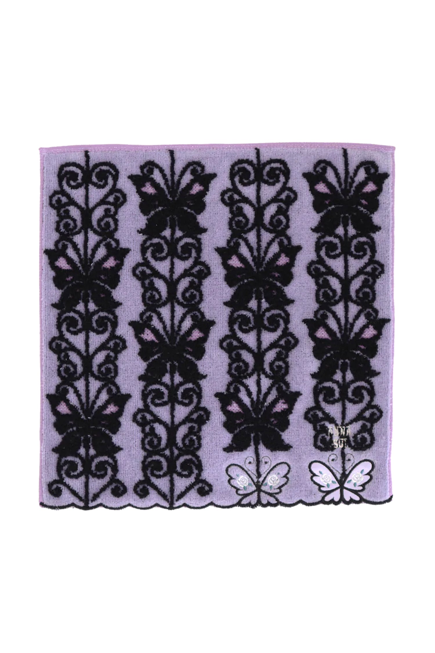 Butterfly Pattern Washcloth - Anna Sui