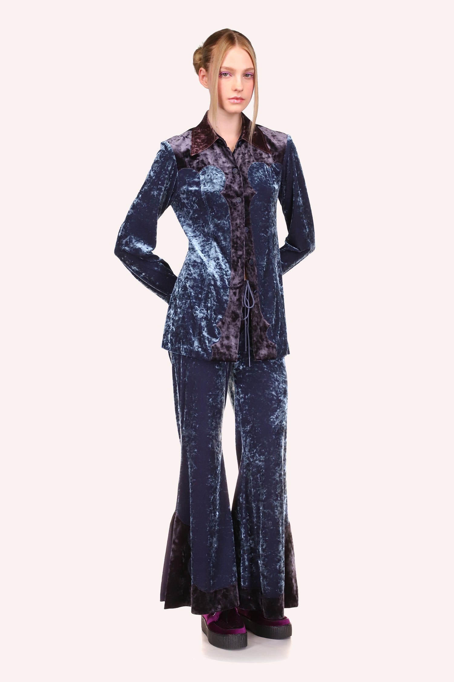 Velvet trousers Louis Vuitton Multicolour size 38 FR in Velvet - 24757607