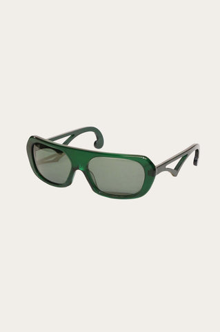 Recycled Acetate Sunglass Chain <br> in Emerald </br>