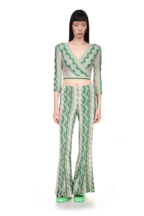 Wave Rider Knit Pant - Anna Sui