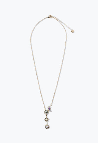 Butterfly Key Necklace <br> Gold