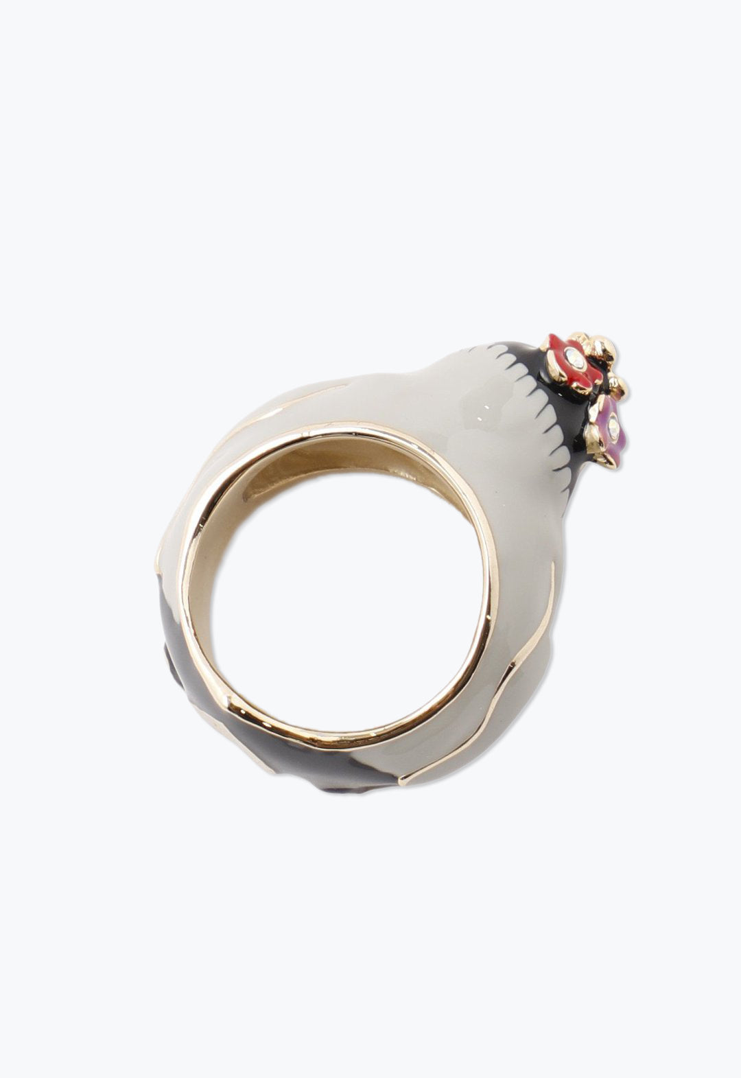 Penguin Ring <br> Black - Anna Sui