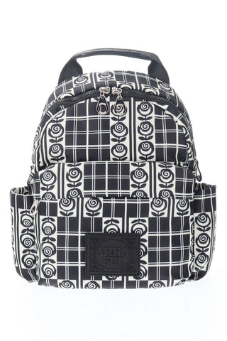 Fleece Lion Backpack <br>Black Multi