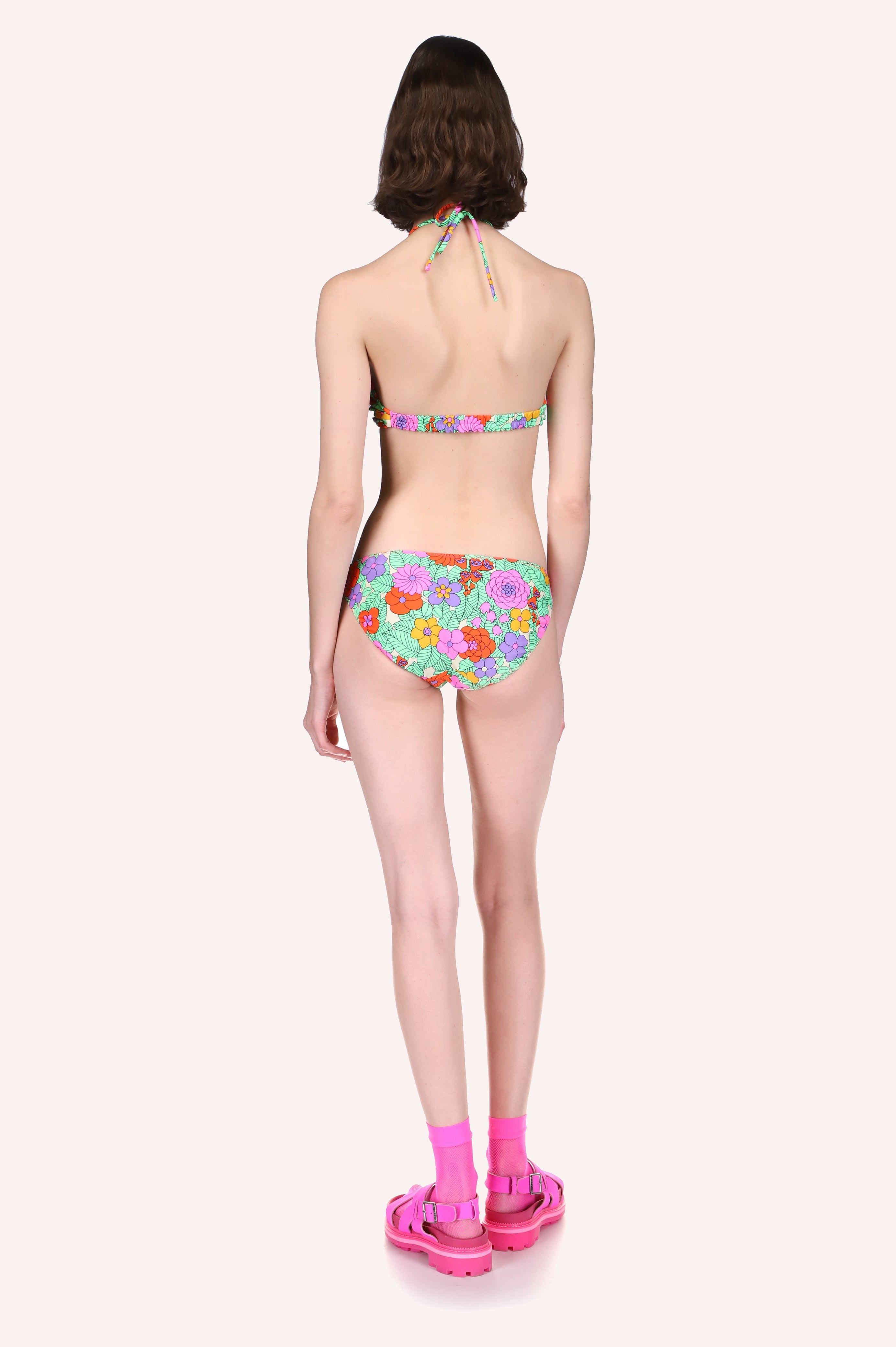 Beckoning Blossoms String Bikini Set - Anna Sui