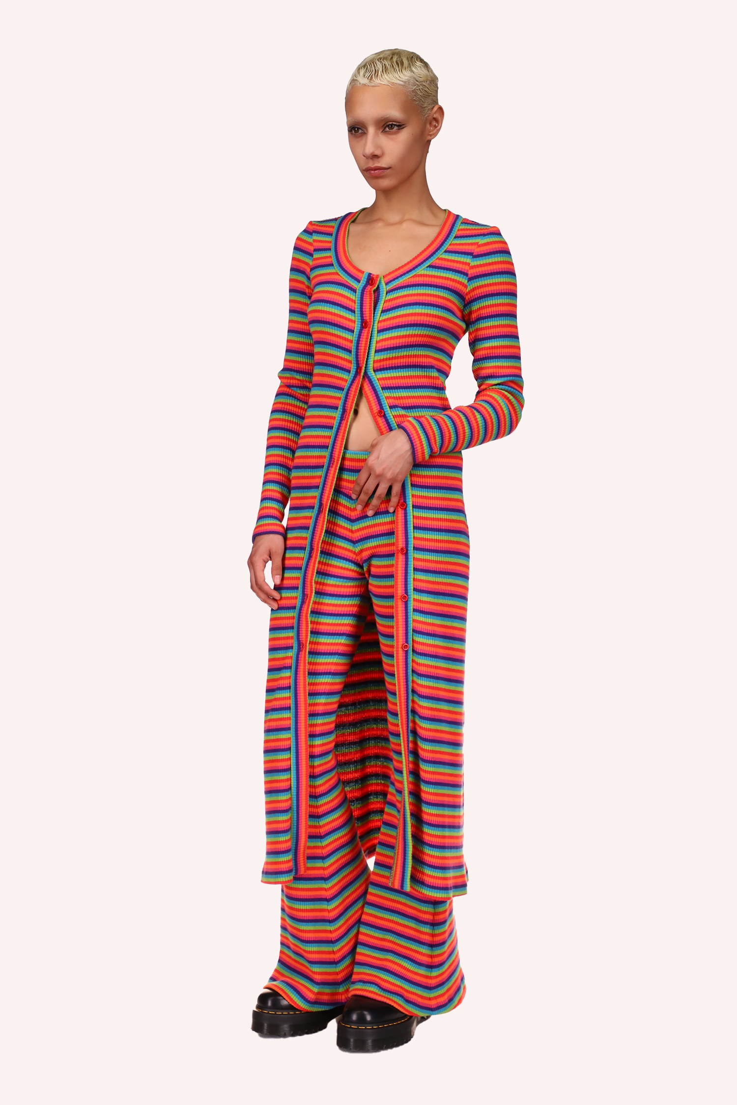 You. Can match all Rainbow Stripe attire together for a stunning look