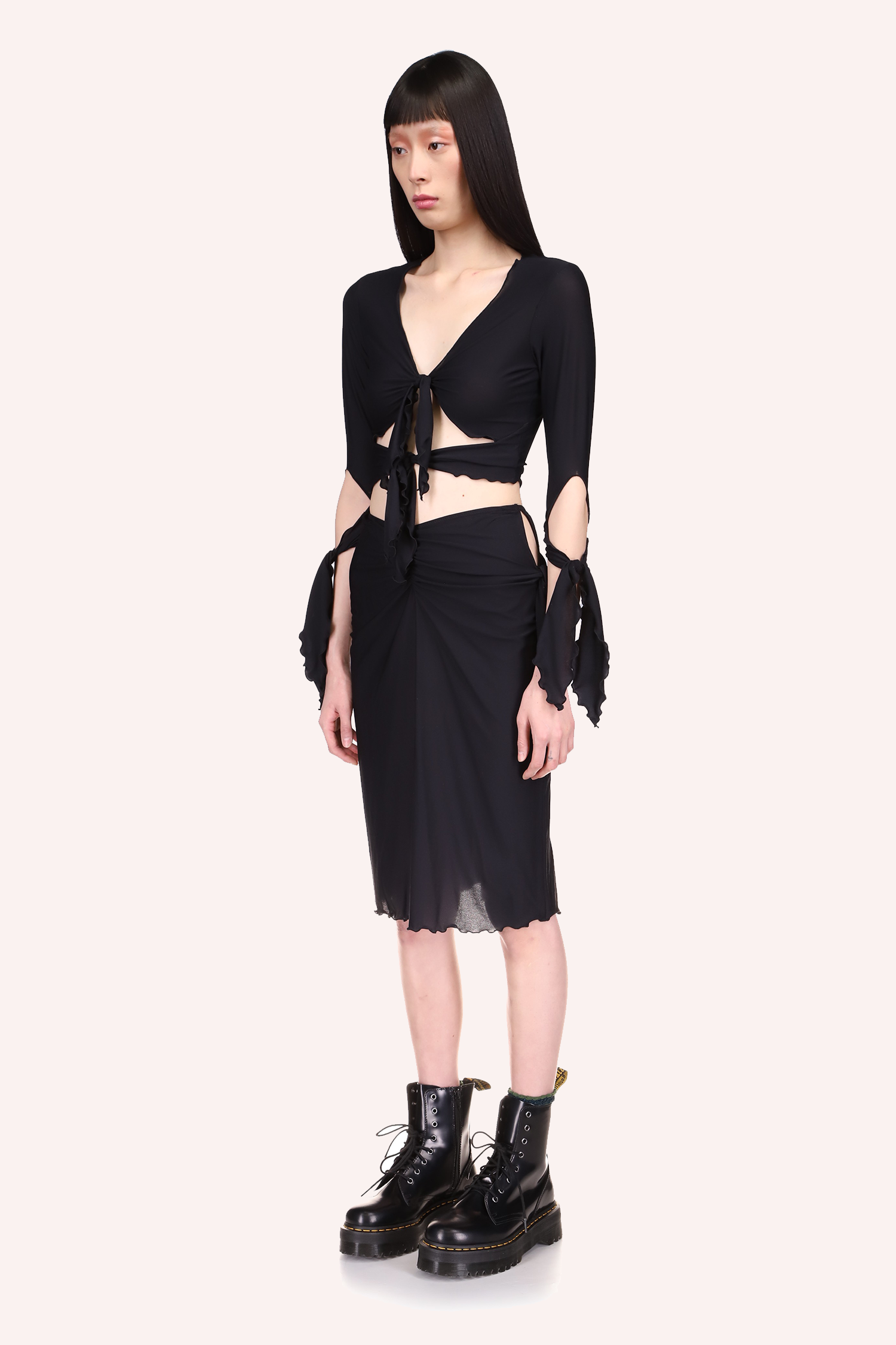 The Gisele Skirt <br> Black - Anna Sui
