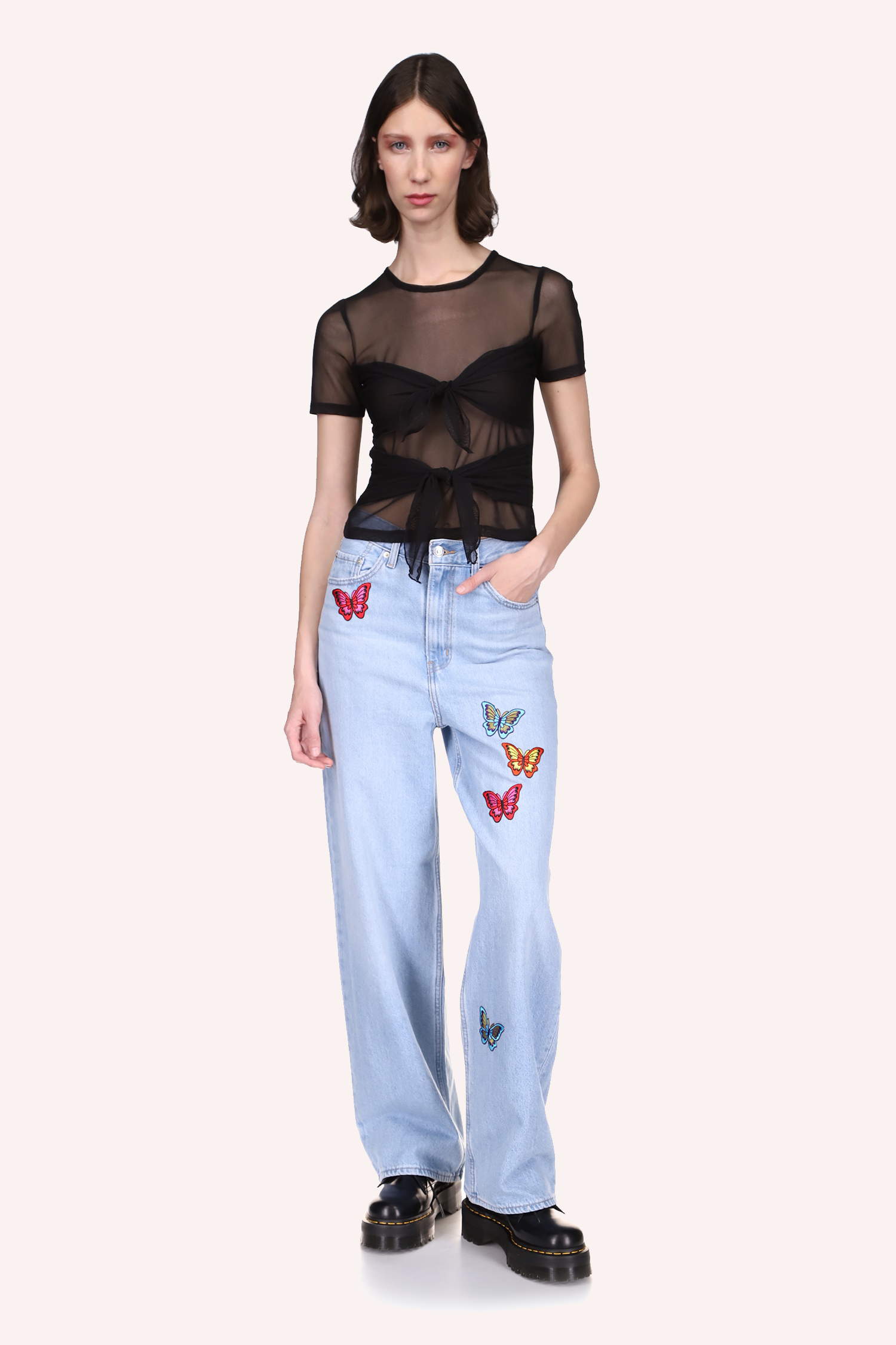 The Jenny Top Black is a great asset with a blue jeans