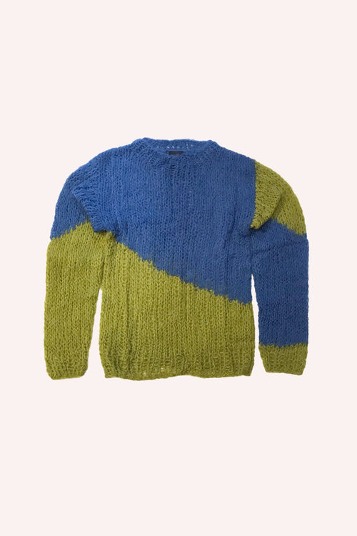 Nuwave Sweater<br> Blue/Green - Anna Sui