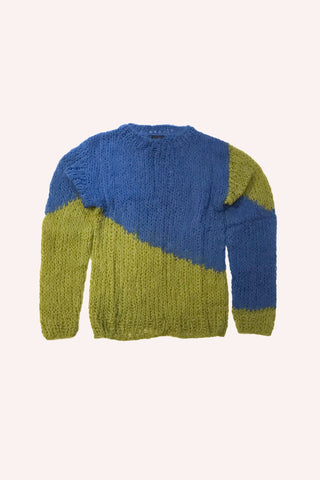 Ombre Hand Crochet Skirt by Konry K<br> Jungle Green