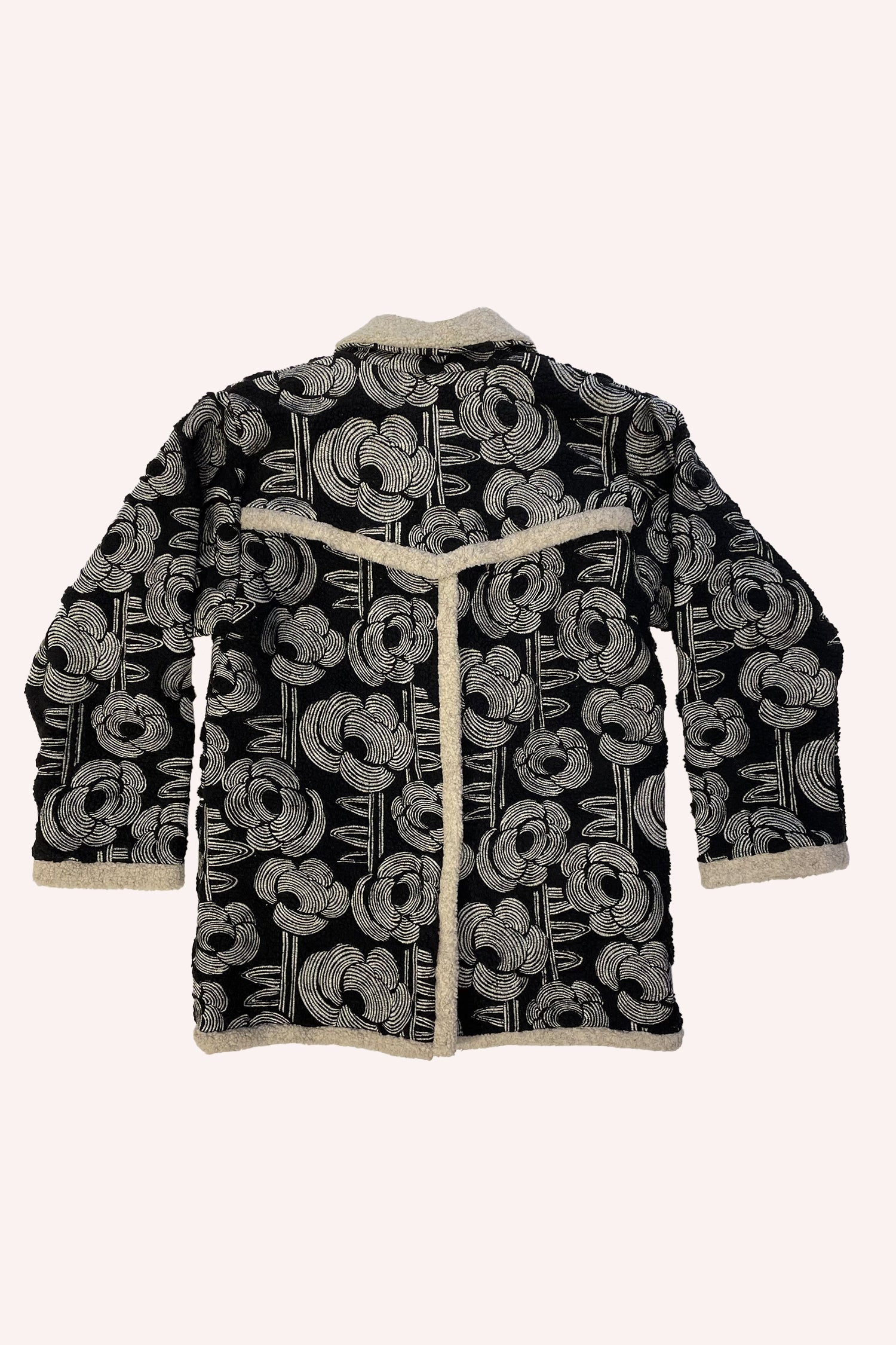 Ribbed Roses Jacket<br> Black Multi - Anna Sui