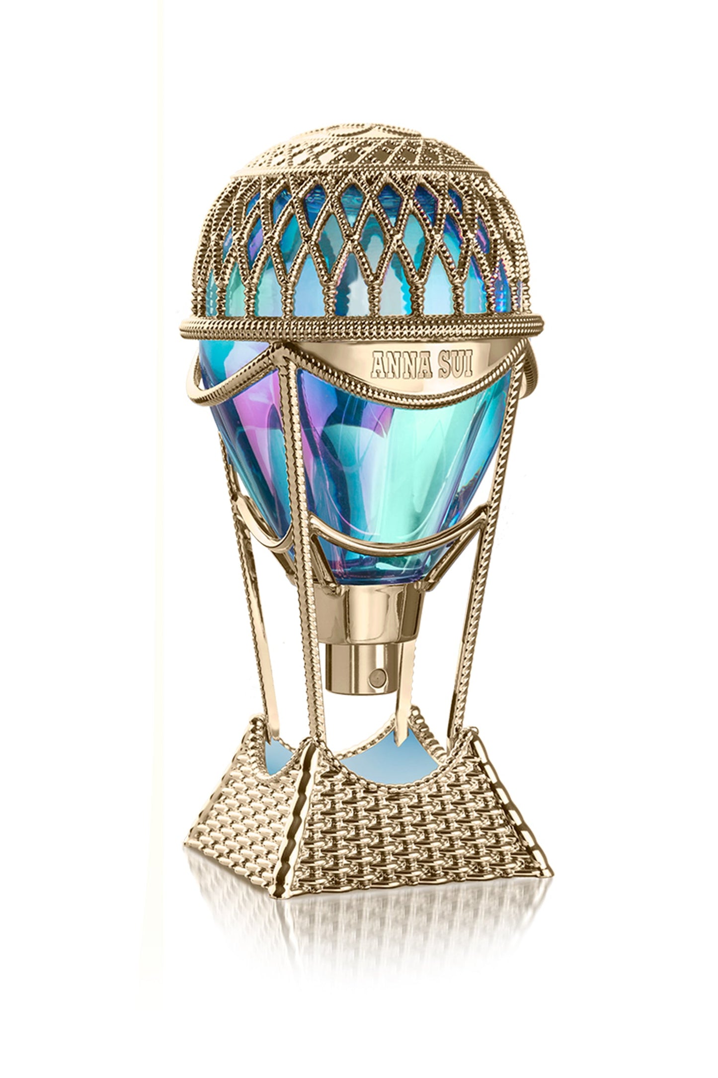 COSMIC SKY celebrates the magic inside everyone iridescent bottle with golden components