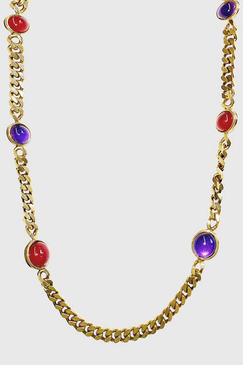 Stone Gem Necklace - Anna Sui