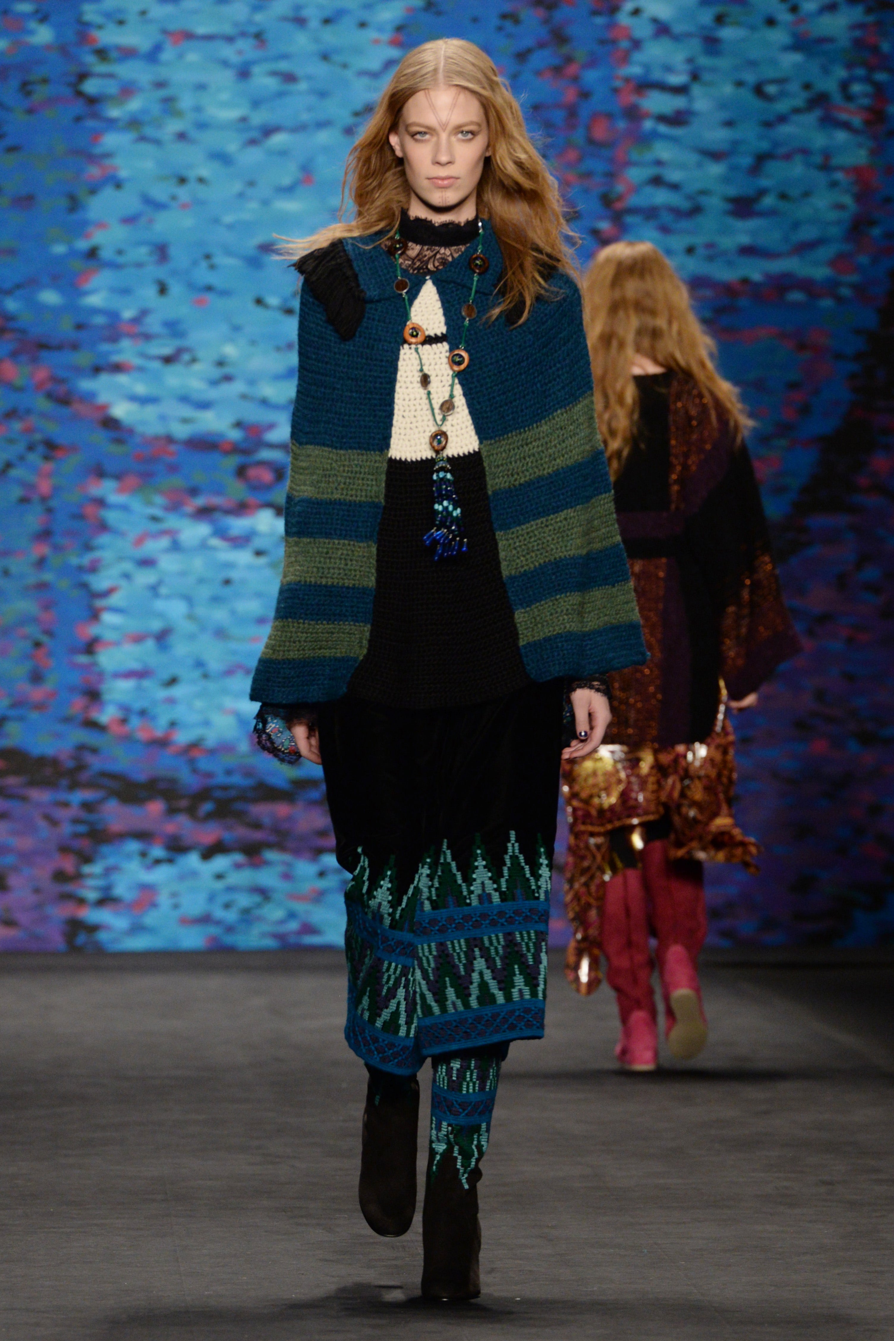 Fall 15 Tassle Necklace Look 40 - Anna Sui
