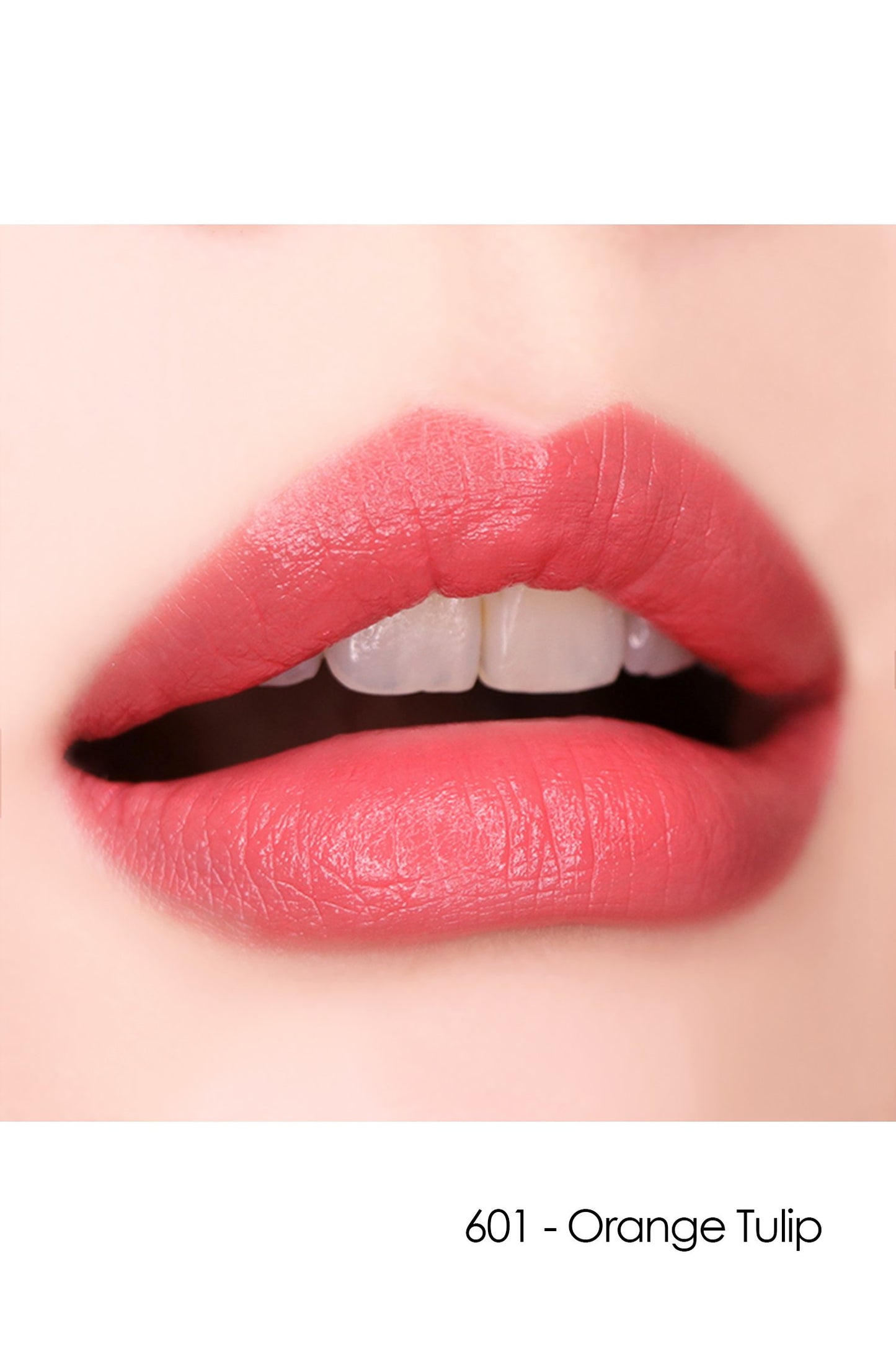 Lips with Lipstick F: Fairy Flower 601 - Orange Tulip