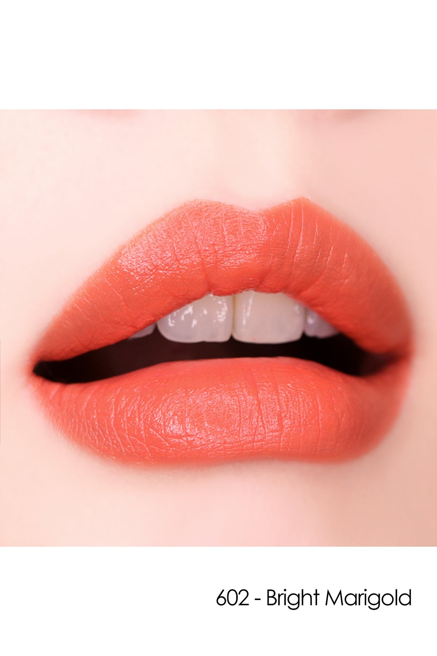 Lips with Lipstick F: Fairy Flower602 - Bright Marigold