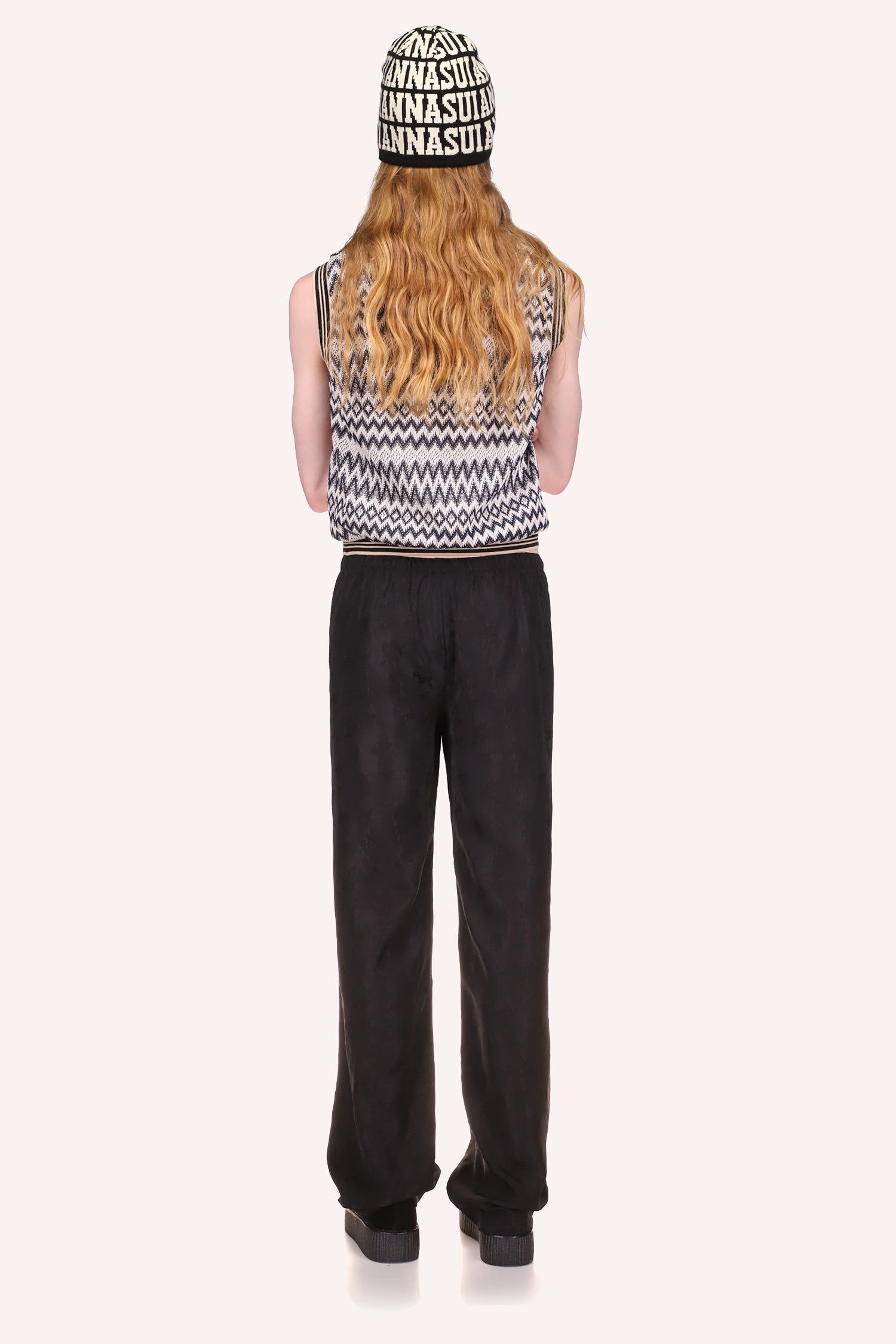 Zigzag Vest<br> Black Multi - Anna Sui