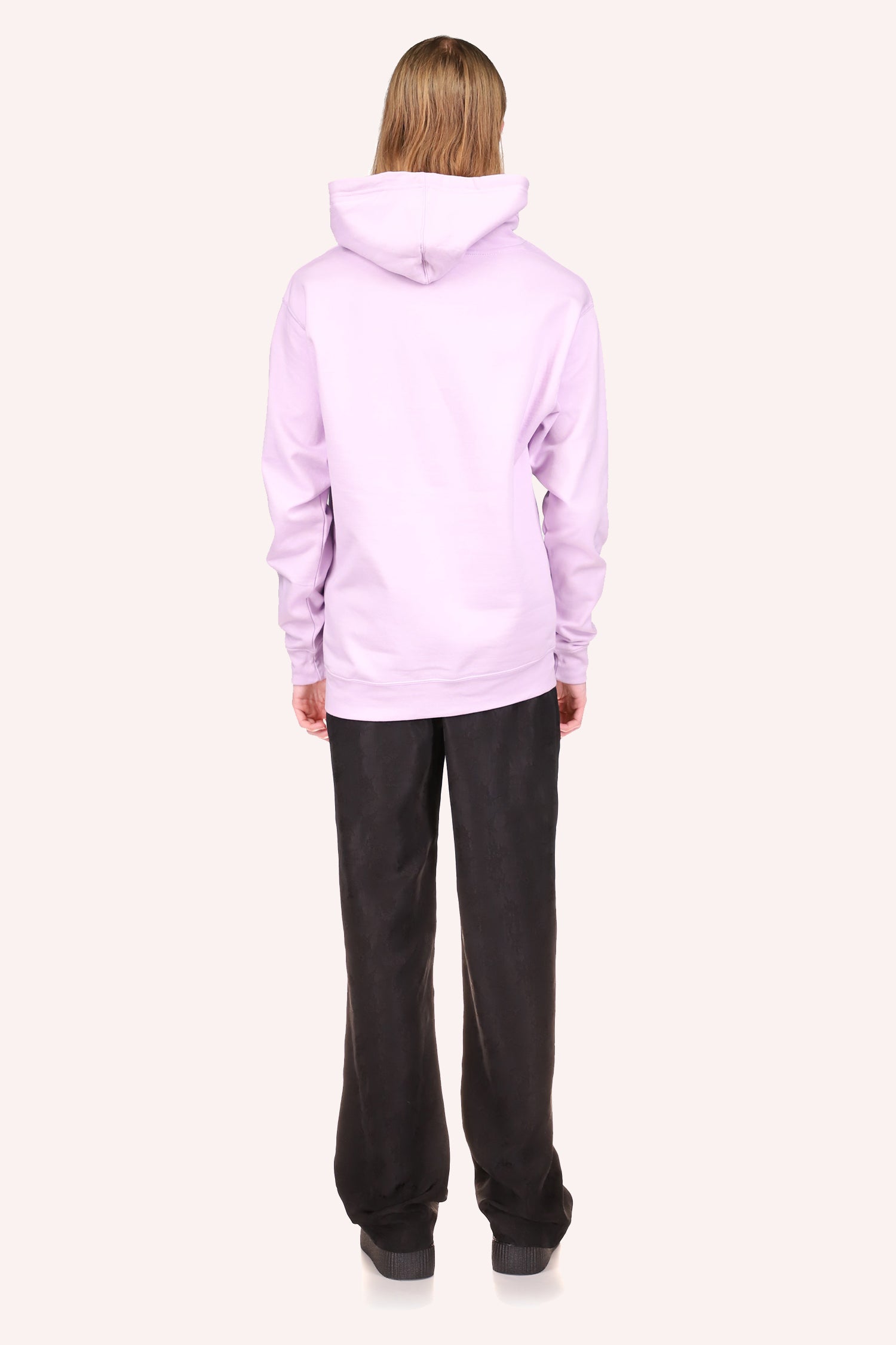 Mushroom Hoodie Lavender long sleeves hoodie sweatshirt, under hips long